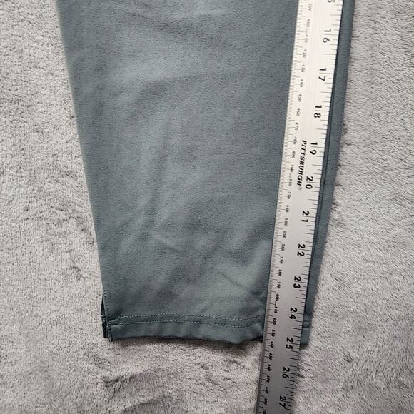 Joie Pants Womens M Green Pull On Tapered Crop Drawstring Pockets Casual Lounge - Picture 10 of 12